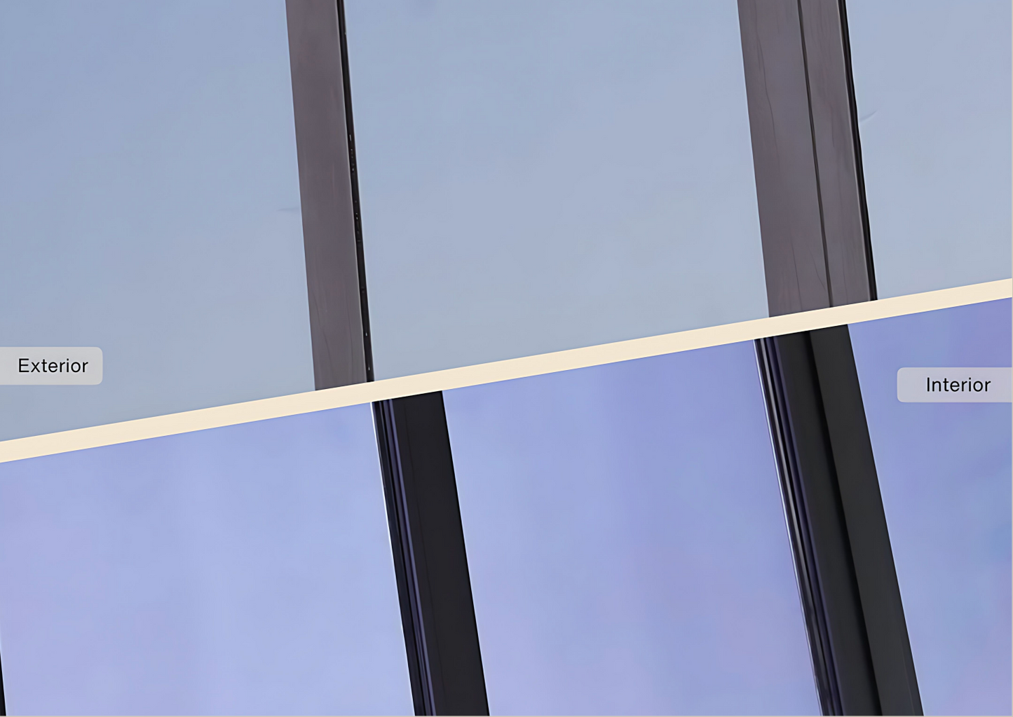 Film solaire miroir sans tain extérieur argent - Vista 99 XC