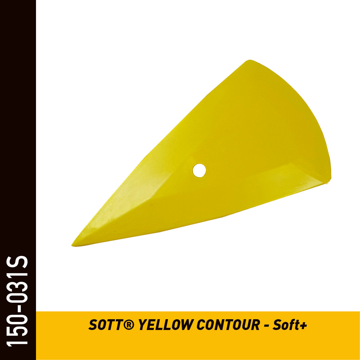 Raclette Contour souple – pour pousser le film dans les coins