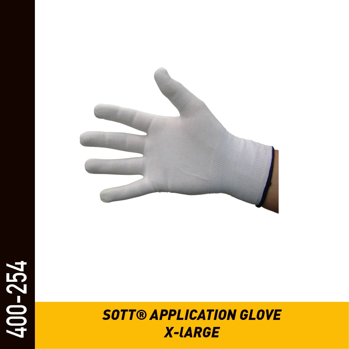 Gants de pose SOTT – sans couture, pour film vitrage – taille XL