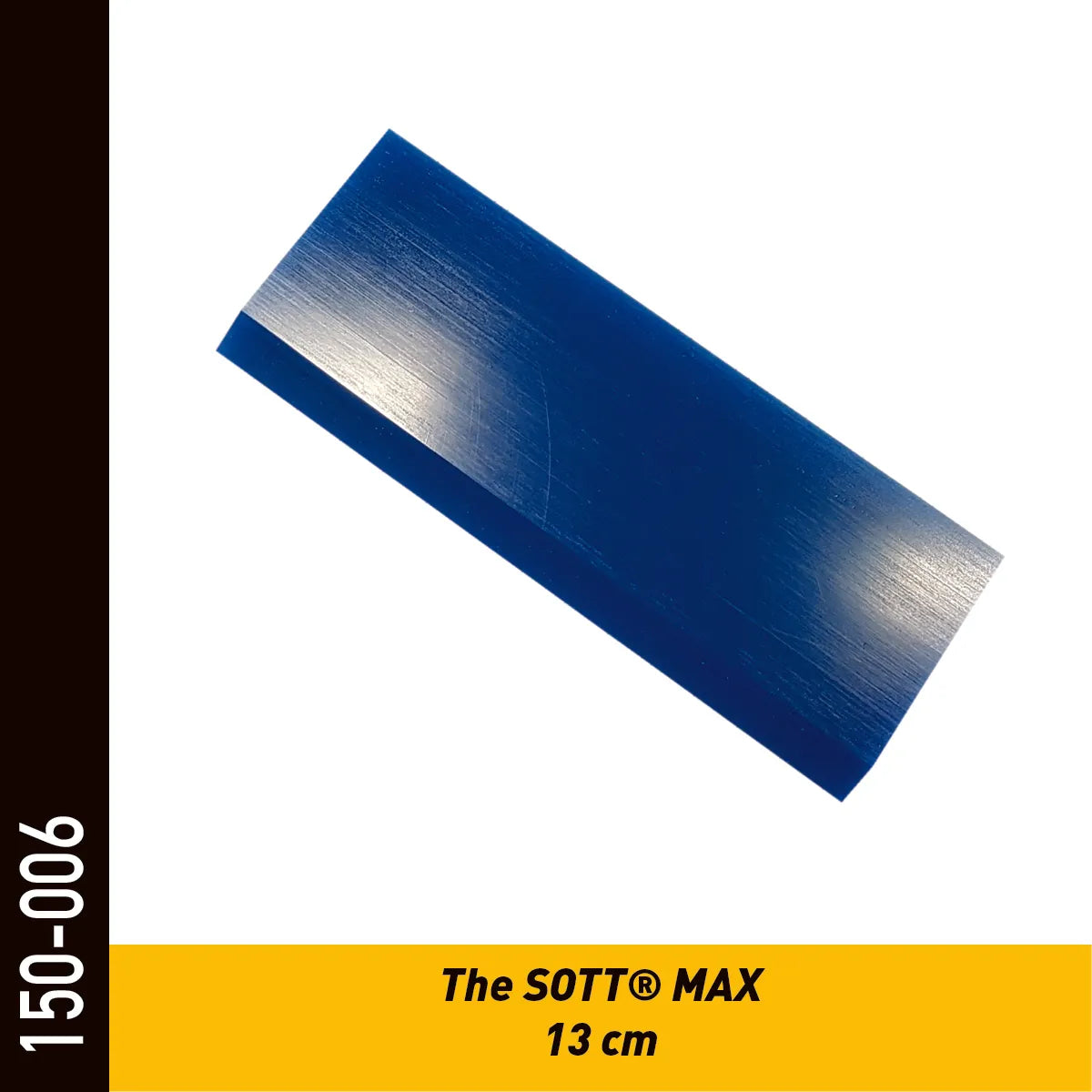 Raclette bleue SOTT Max 13 cm – marouflage puissant pour film vitrage