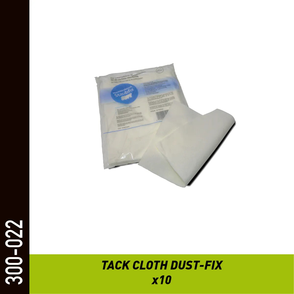 Chiffons anti-poussière Tackcloth – lot de 10