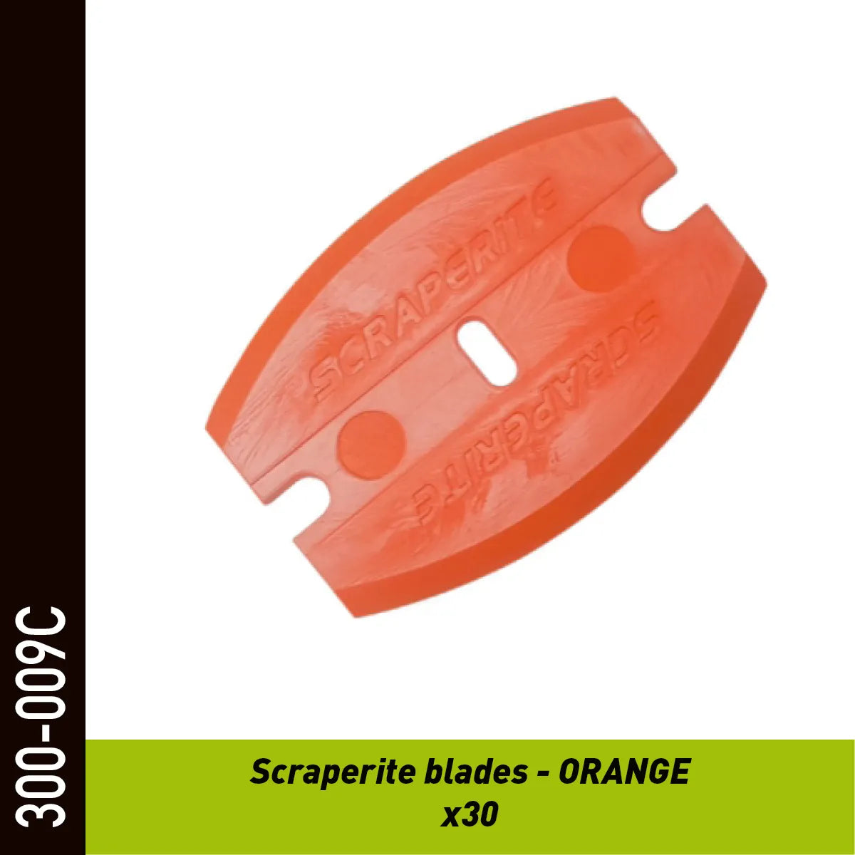 Lames plastique de rechange pour mini grattoir – lot de 30