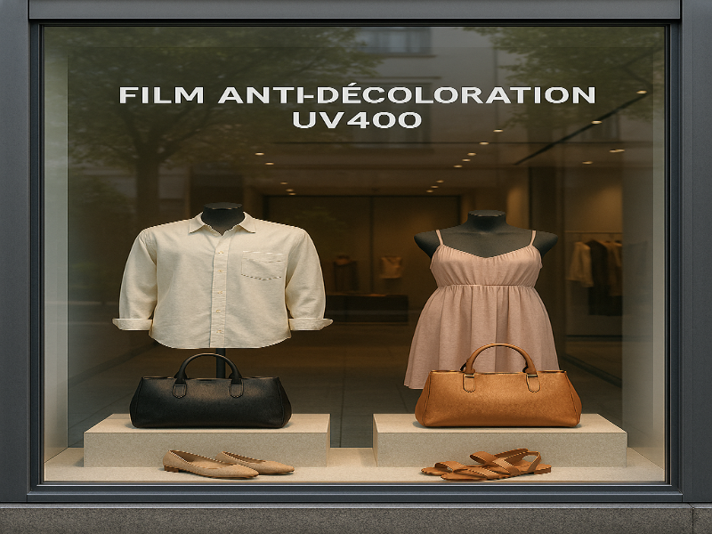 Film anti-décoloration gris clair - Total UV 400